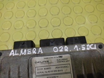 фото thumb №5, Nissan almera n16 1.5 dci блок управления двигателя 8200308214