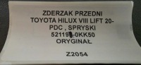 фото thumb №11, Бампер передний toyota hilux viii рестайлинг 20- pdc омыватель оригинал 52119-0kk50