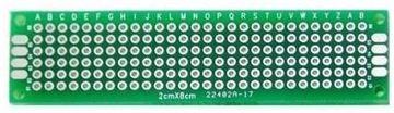 Универсальная плата 20x80 мм, двусторонняя печатная плата PI21Z, идеально подходит для электроники