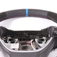 фото thumb №9, Bmw f10 f11 f12 f01 руль sport новая чёрная кожа алькантара 6867280