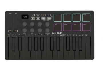 MIDI-КОНТРОЛЛЕР 25-КЛАВИАТУРНАЯ USB RGB-КЛАВИАТУРА