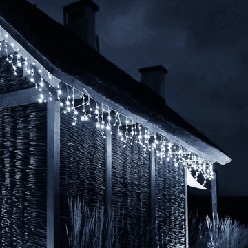 ЗАНАВЕС 500LED ВНЕШНИЕ ФОНАРИ + БЕЛАЯ ВСПЫШКА