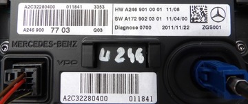 фото thumb №11, Mercedes w246 b180 cdi радіо дисплей джойстик a2469003405