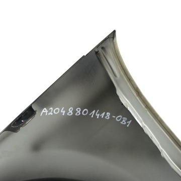 фото thumb №12, Mercedes w204 крыло правый перед обсидиан чёрный чёрный металлик - 197