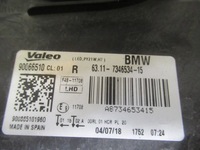 фото thumb №16, Bmw x1 f48 15-19 лампа перед права звичайна 6311 7346534 7346536