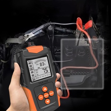 ТЕСТЕР АВТОМОБИЛЬНОГО АККУМУЛЯТОРА SMART LCD 2 7 12 В 24 В 3 Ач 200 Ач