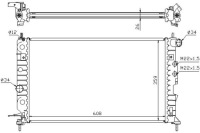 Радіатор двигуна opel в Україні, фото thumb