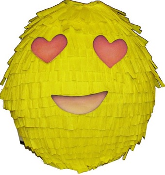 БОЛЬШАЯ маска-палочка PINATA на день рождения EMOTE XL 100 см