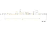 фото thumb №2, Cofle трос тормоза ручного honda civic vii hatch