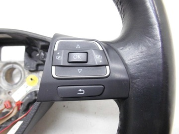фото thumb №9, Руль vw golf vi eos touran 1t caddy 2k tiguan 5n кожа мульти оригинал