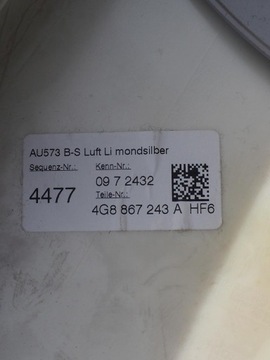 фото thumb №5, Ap обшивка стойка левого 4g8867243a hf6 audi a7