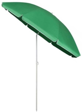 DUŻY PLAŻOWY PARASOL OGRODOWY 180 cm + PODSTAWA