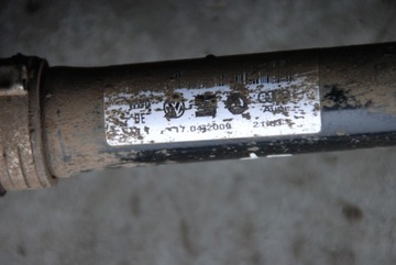 фото thumb №5, Піввісь l / p перед механічна коробка передач 4x4 vw tiguan i 5n0 2.0 tdi 09r