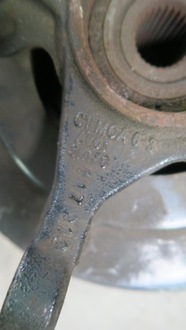 фото thumb №3, Ford focus mk3 поворотный кулак правая диск оригинал