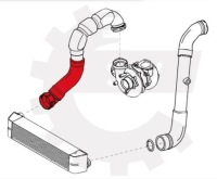 Шланг труба інтеркулер bmw 5 e60 e61 525d 530d в Україні, фото thumb