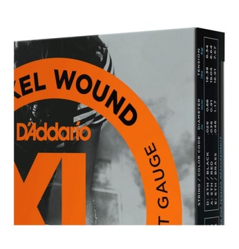 Гитарные струны D'addario EXL110, 3 шт.