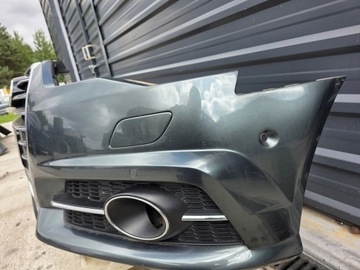 фото thumb №10, Бампер перед комплектний audi a6 c7 рестайлінг s line омивачі 6 x pdc lz7s !!!