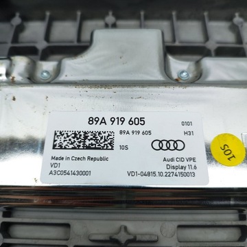 фото thumb №7, Audi q4 sportback e-tron 2023 монітор / дисплей / екран