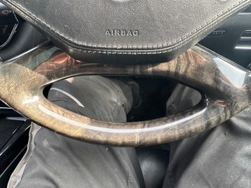 фото thumb №8, Руль тёмное дерево mercedes benz w221 рестайлинг кожа