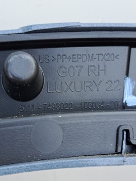 фото thumb №11, Bmw x7 g07 рестайлинг м-пакет планка крыльев планки перед левая правая зад задняя