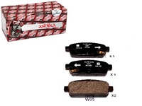 фото thumb №1, Набір - комплект гальмівних колодок гальмівних [ashika]