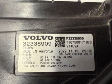 фото thumb №8, Volvo xc40 c40 лампа передня фара права 32338909