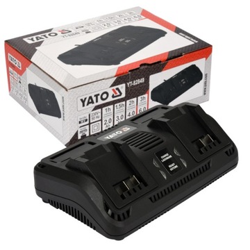 ДВОЙНОЕ ЗАРЯДНОЕ УСТРОЙСТВО YATO 18V YT-82849