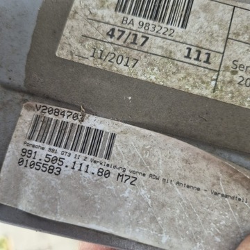 фото thumb №11, Porsche 911 991 gt3 rs рестайлинг 17-19 бампер перед переднее распылитель