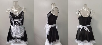 СЕКСУАЛЬНЫЙ КОСТЮМ ЧЕРНЫЙ Наряд непослушной горничной