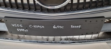 фото thumb №16, Mercedes w206 c-klasa c класс бампер перед переднее 6xpdc радар