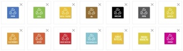 Наклейка для вторичной переработки COLLECT CAPS 25см