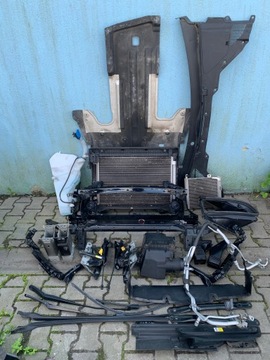 фото thumb №7, Jaguar xe x760 2015-2019 комплектний перед капот лампи бампер колір чорний