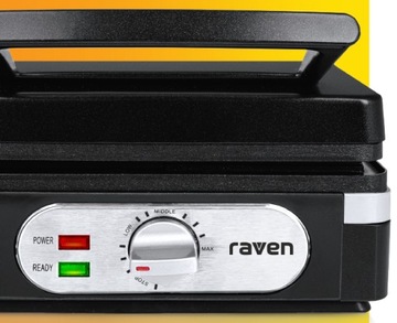 МОЩНАЯ Вафельница RAVEN EG004BX 2 хрустящие вафли