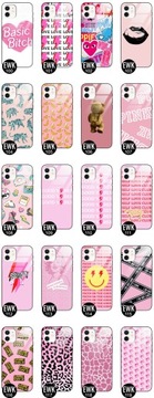 Чехол Стеклянный чехол для IPHONE 12 Feminine Girl Designs