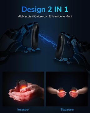 Перезаряжаемые портативные USB-грелки для рук, 2 шт.