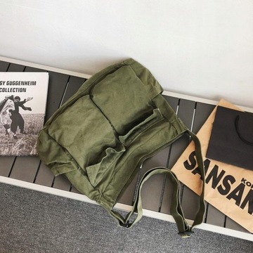 ВИНТАЖНАЯ СУМКА ИЗ ХОЛСТА