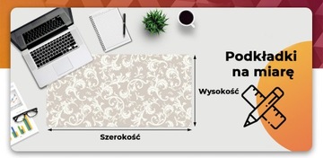 Szkolna podkładka na stół z foto Wzór ala tapeta
