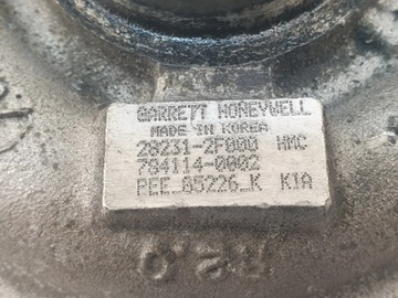 фото thumb №9, Kia sportage 3 iii 2.0 crdi 184 km турбіна турбонагнітач 28231-2f000 оригінал