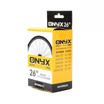 Велосипедная камера ONYX 26x1,75/2,125 AV48 BOX