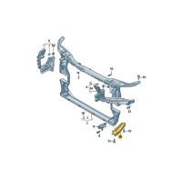 фото thumb №1, Підпора перед бампер ліва dół audi q5 оригінал od aso