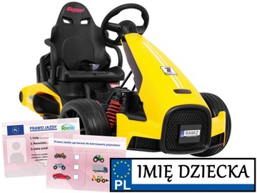 terenowe AUTO NA AKUMULATOR BOLID + amortyzatory