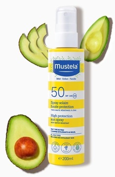 MUSTELA SUN Солнцезащитный спрей для лица и тела SPF50 200мл
