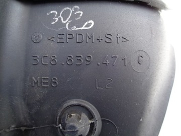 фото thumb №8, Планка накладка з стёкла прокладка vw passat cc