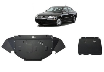 фото thumb №1, Набор стальных защита шасси vw passat b5 2001-2005