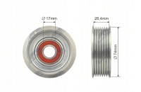 фото thumb №1, Ролик натягувач ремінь клиновий nty do honda civic vii