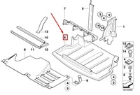 фото thumb №6, Экран pod капот bmw z4 e85 e86 2004 2008 оригинальный 51717895804