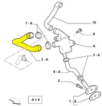 фото thumb №2, Шланг сепаратора вентиляция картера alfa romeo mito 1.3 jtd