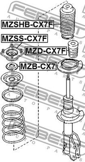 фото thumb №3, Защита амортизатора mzshb-cx7f febest