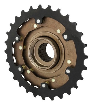 Shimano Tourney MF-TZ500, 7-скоростная коробка свободного хода 14-28 + ключ свободного хода