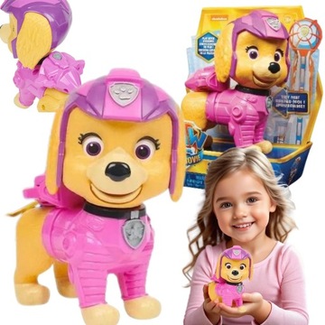 SKYE SKY PAW PAW PATROL ПОДАРОК ​​СКАЗОЧНАЯ ИГРУШКА ИНТЕРАКТИВНЫЙ РОБОТ СОБАКА